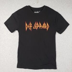 Def Leppard Band T Shirt Black Mens Size‎ Medium Graphic Tee 2020
